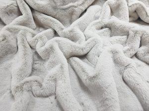 Luxury Faux Fur Dog Blanket — Silver Softee