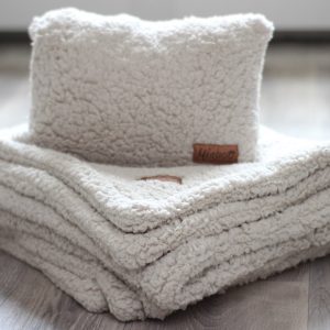Cuddler Blanket & Pillow Set — Chalk