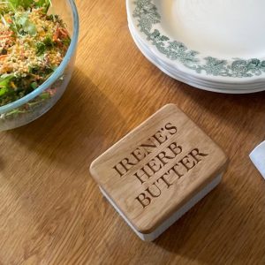 Personalised Butter Dish